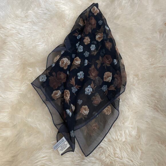 10-Piece Vintage Scarf Lot | Silk, Italy, Japan, Echo, Hand-Rolled, Rare Mix - Picture 2 of 16